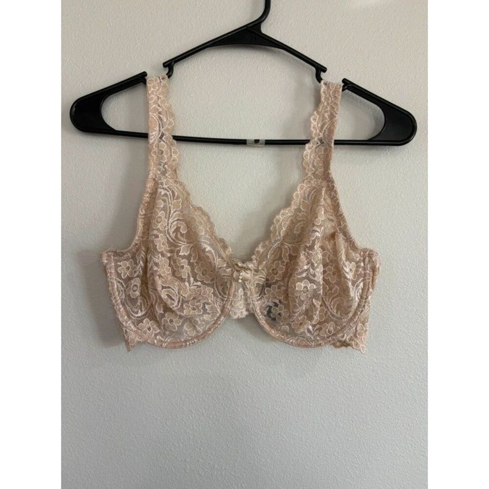Smart & Sexy beige lace bra